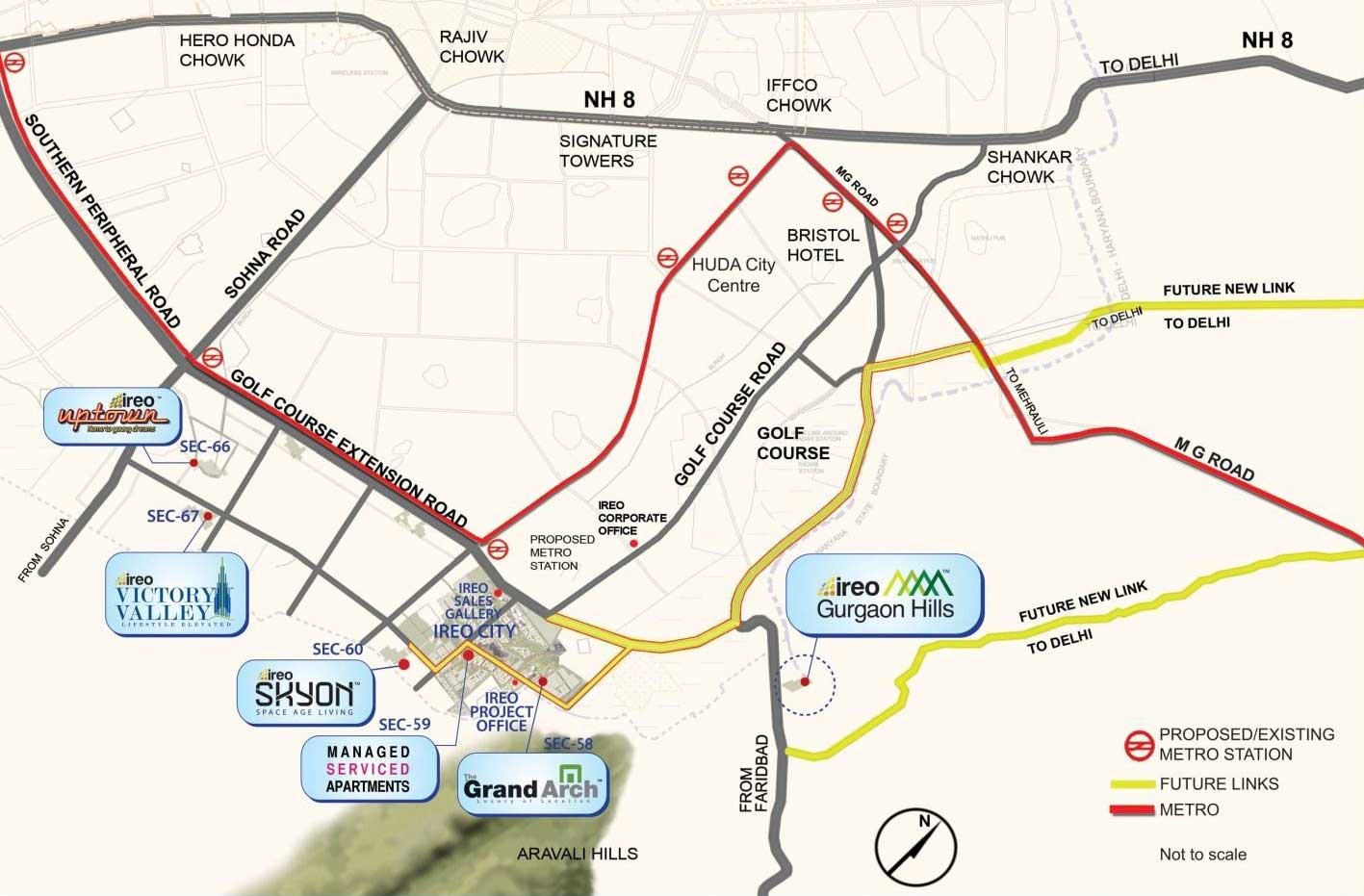 Ireo Skyon Location Map